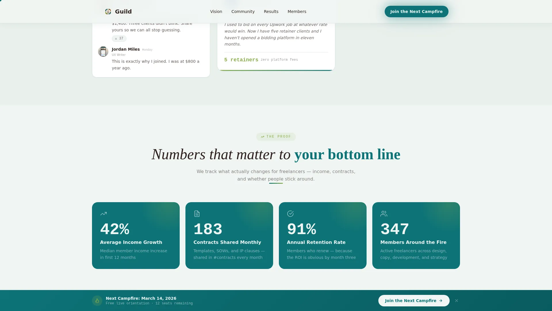 Freelancers Community Blog Website Template