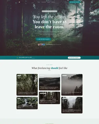 Freelancers Community Blog Website Template