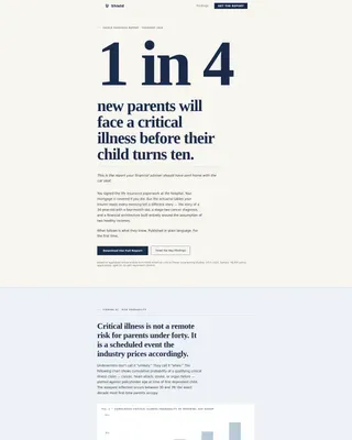 Comprehensive Health Shield Landing Page Template