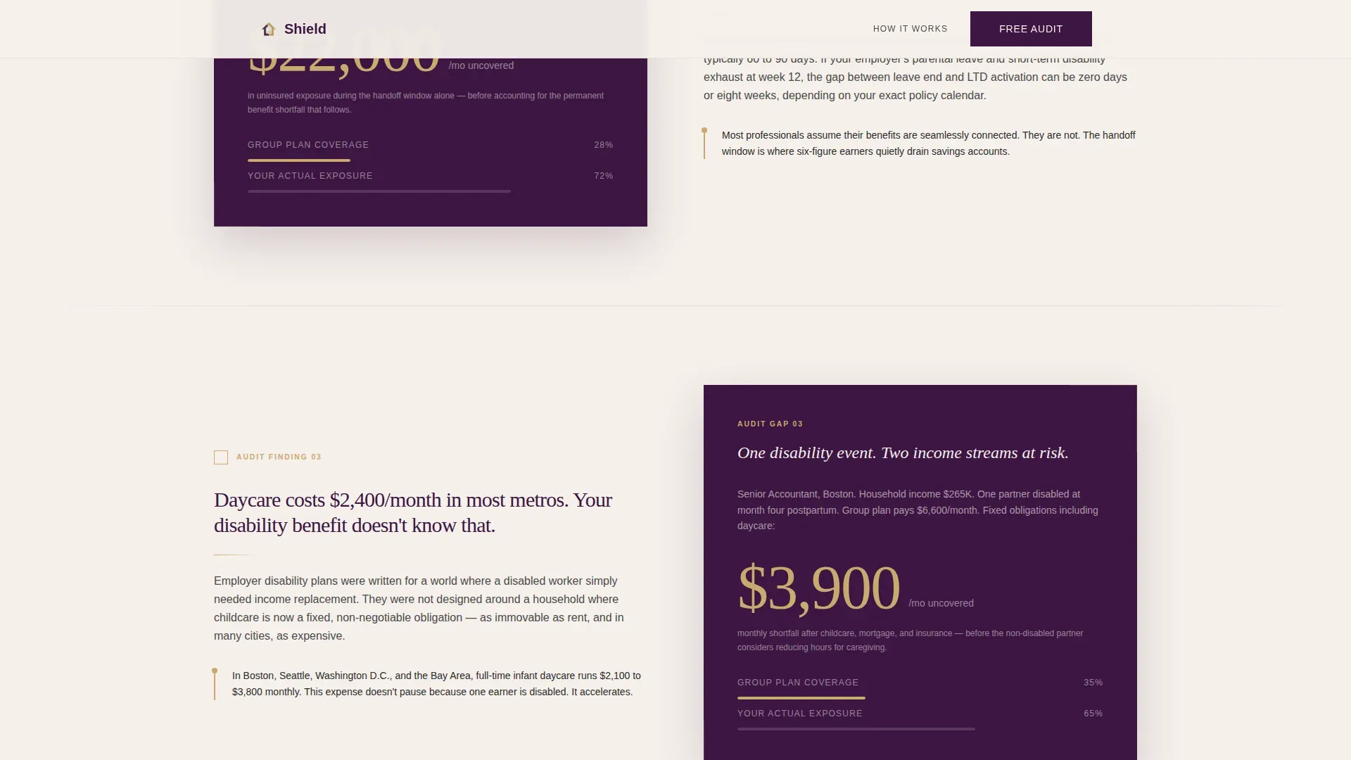 Executive Coverage Audit Landing Page Template
