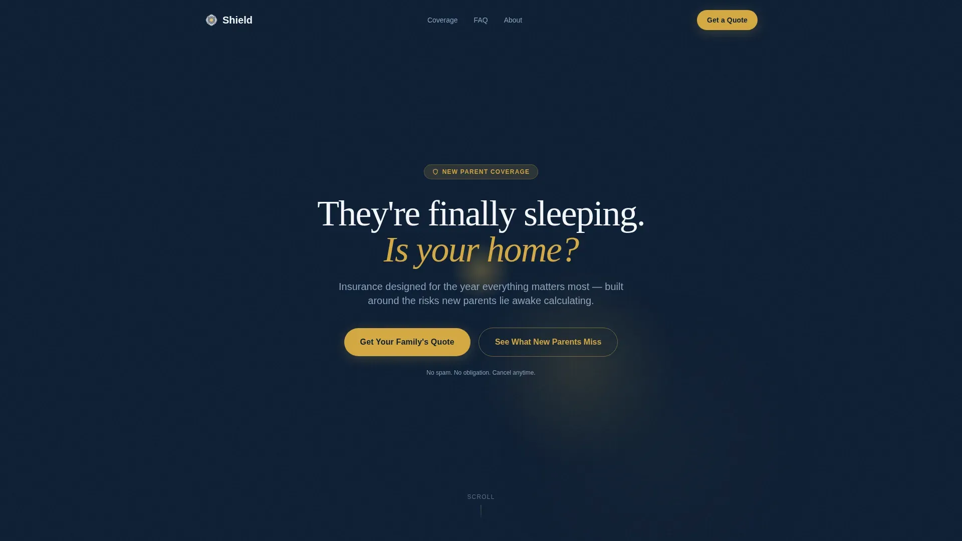 Parent Home Insurance Landing Page Template