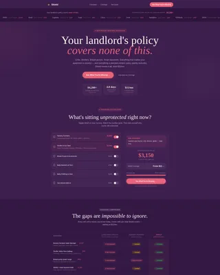New Parent Renters Insurance Landing Page Template