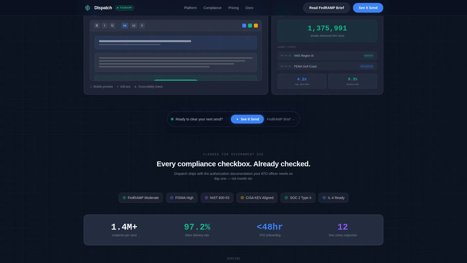 Government Software Privacy Policy Website Template