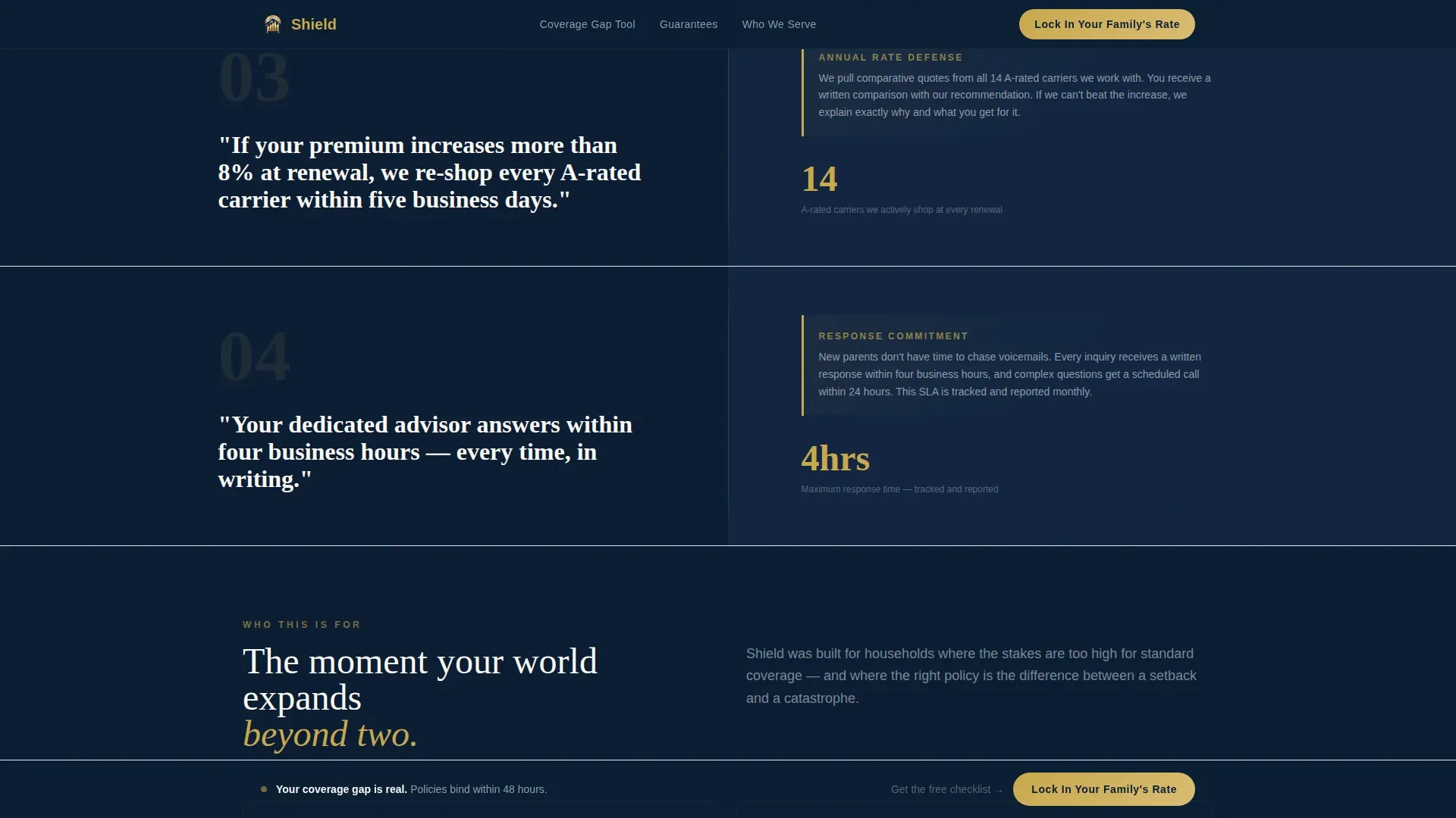 Trusted Newlywed Insurance Landing Page Template
