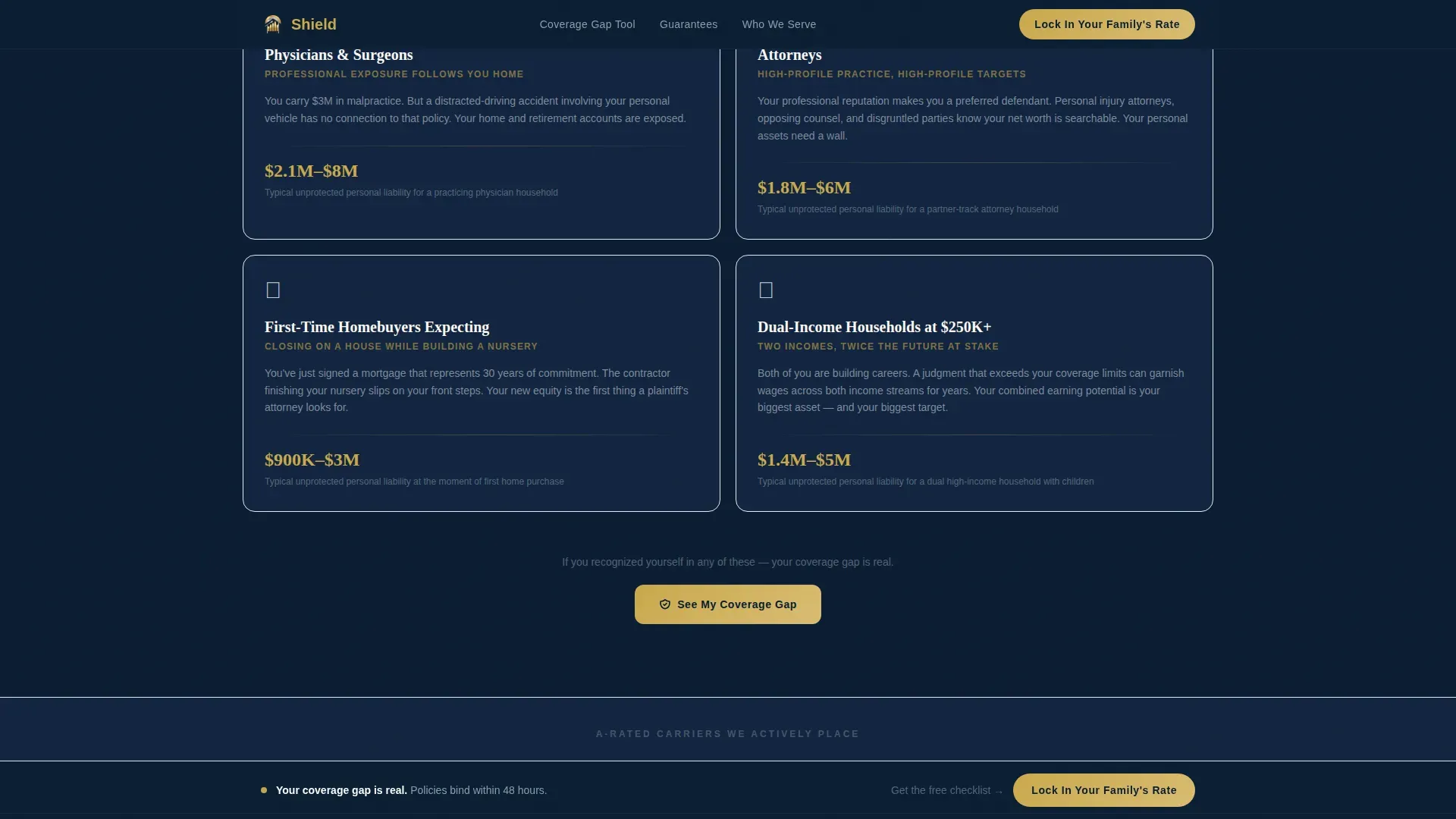 Trusted Newlywed Insurance Landing Page Template
