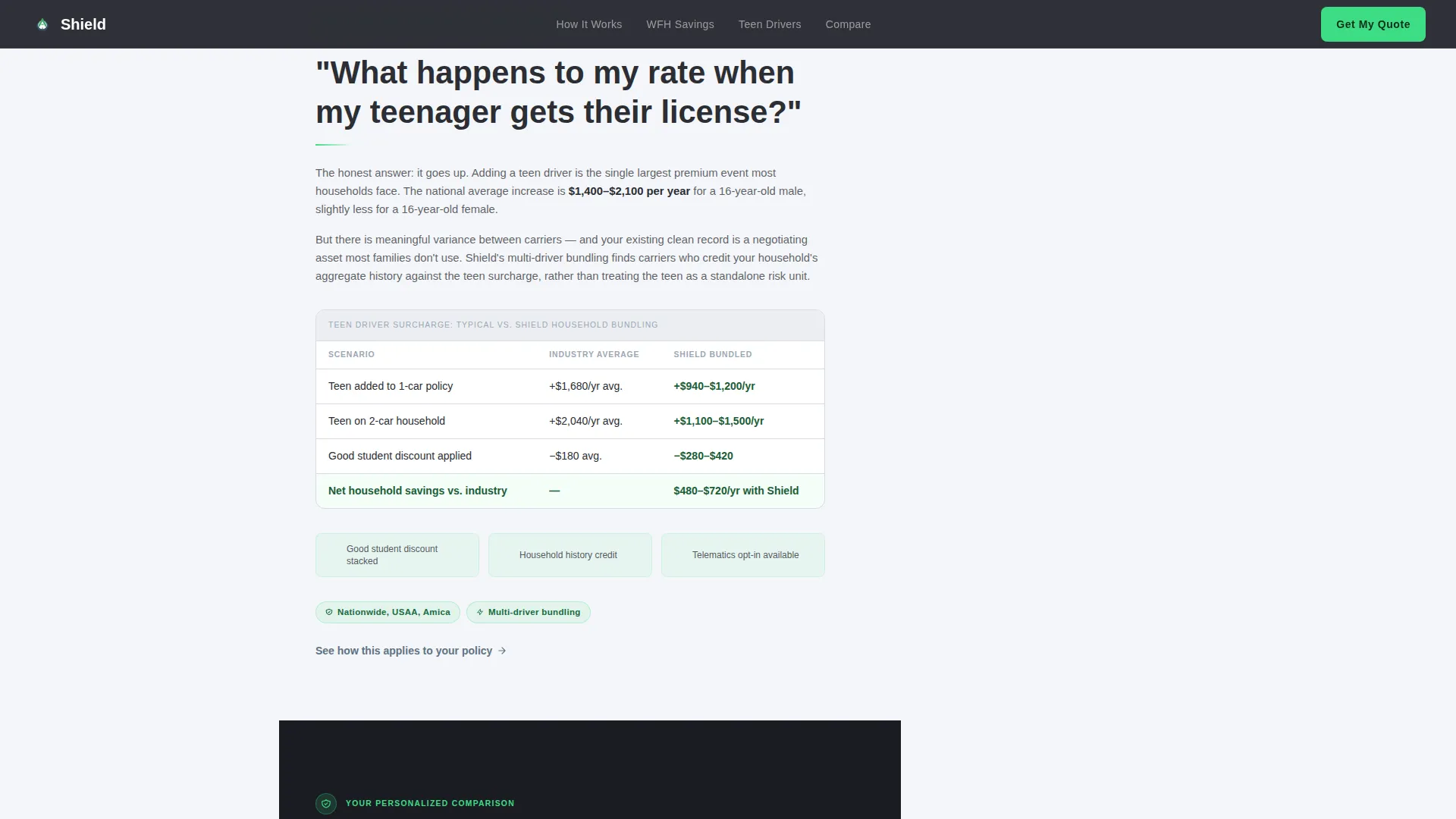 Mid-Career Insurance FAQ Website Template