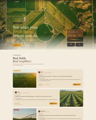 Agritech & Farm Tech Pricing Website Template