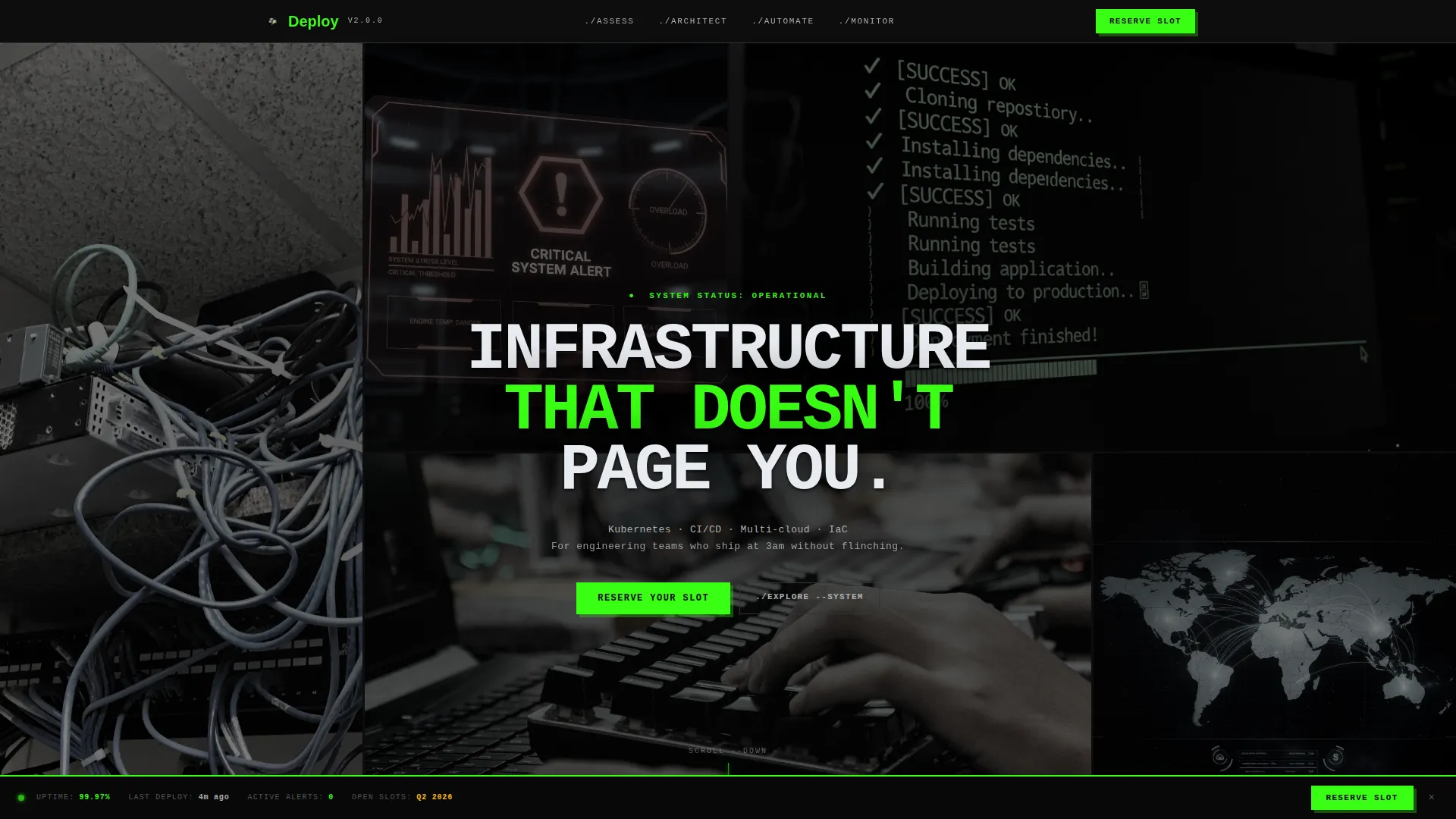 Developer & Tech Portfolio Pre-Launch Website Template
