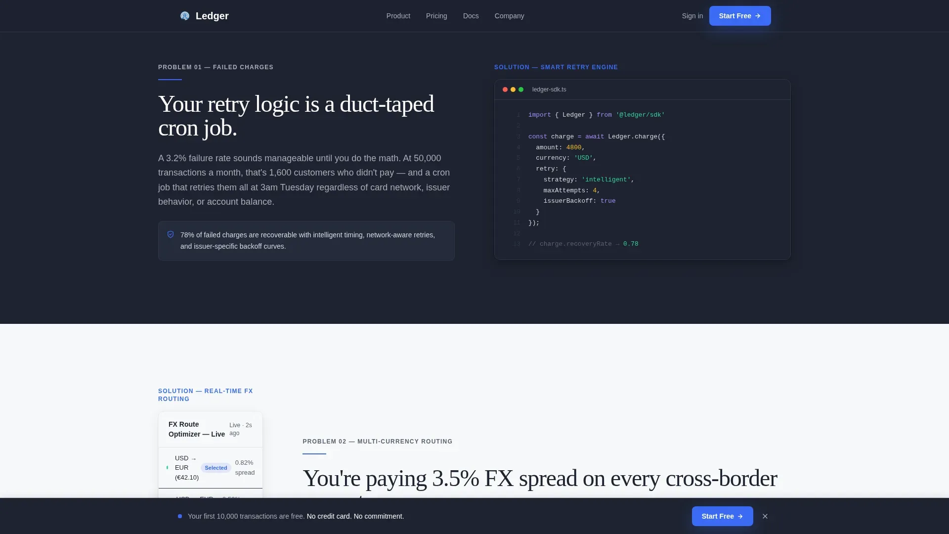 Premium Payment Gateway Landing Page Template