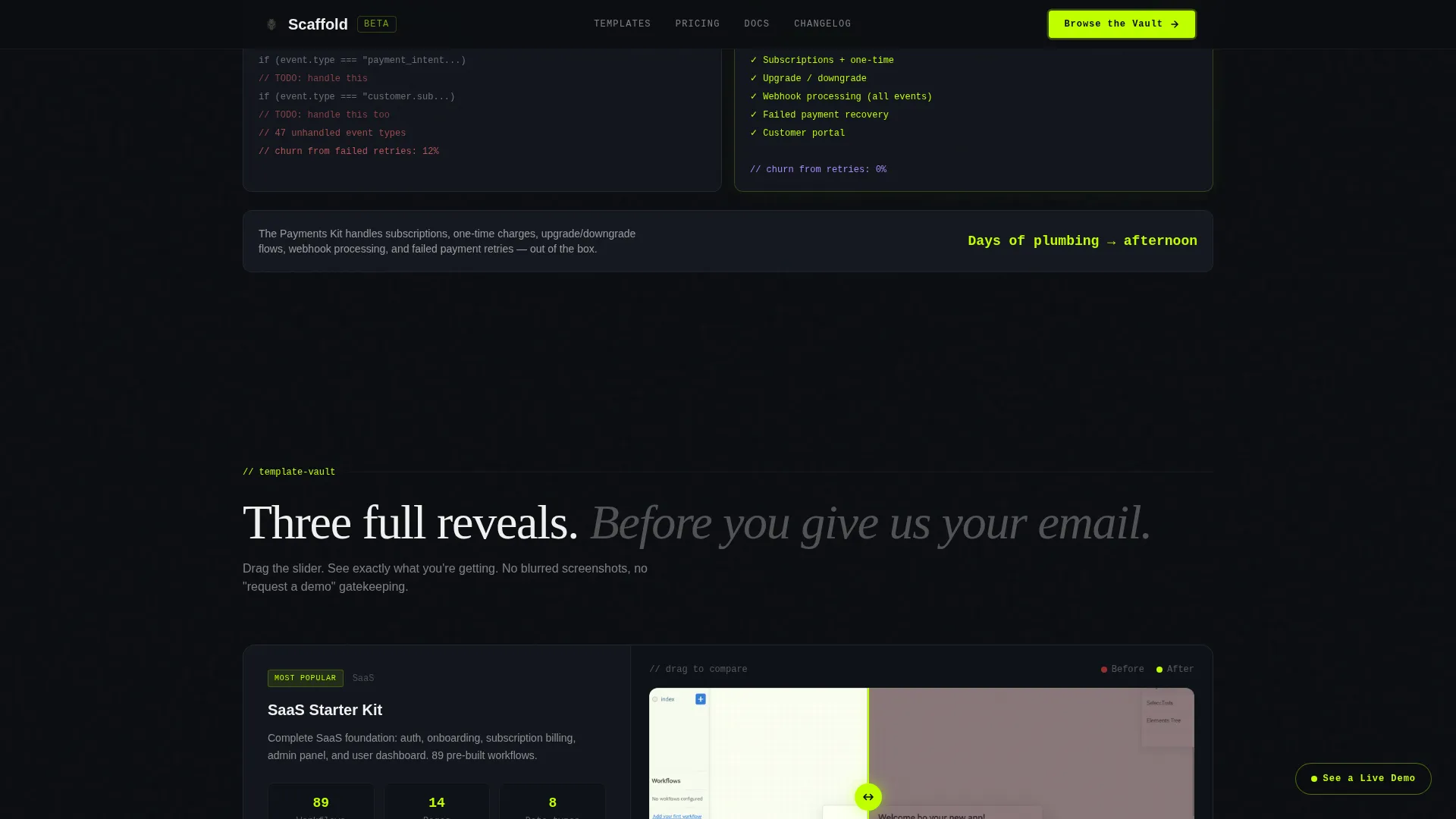 Powerful Bubble | Free Website Template | Rocket