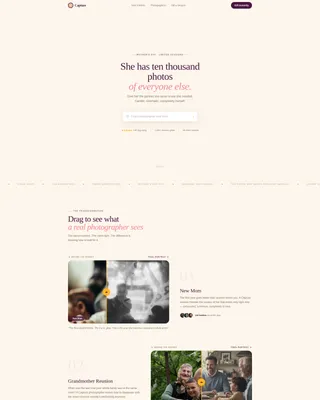 Mother's Day Business Booking Website Template