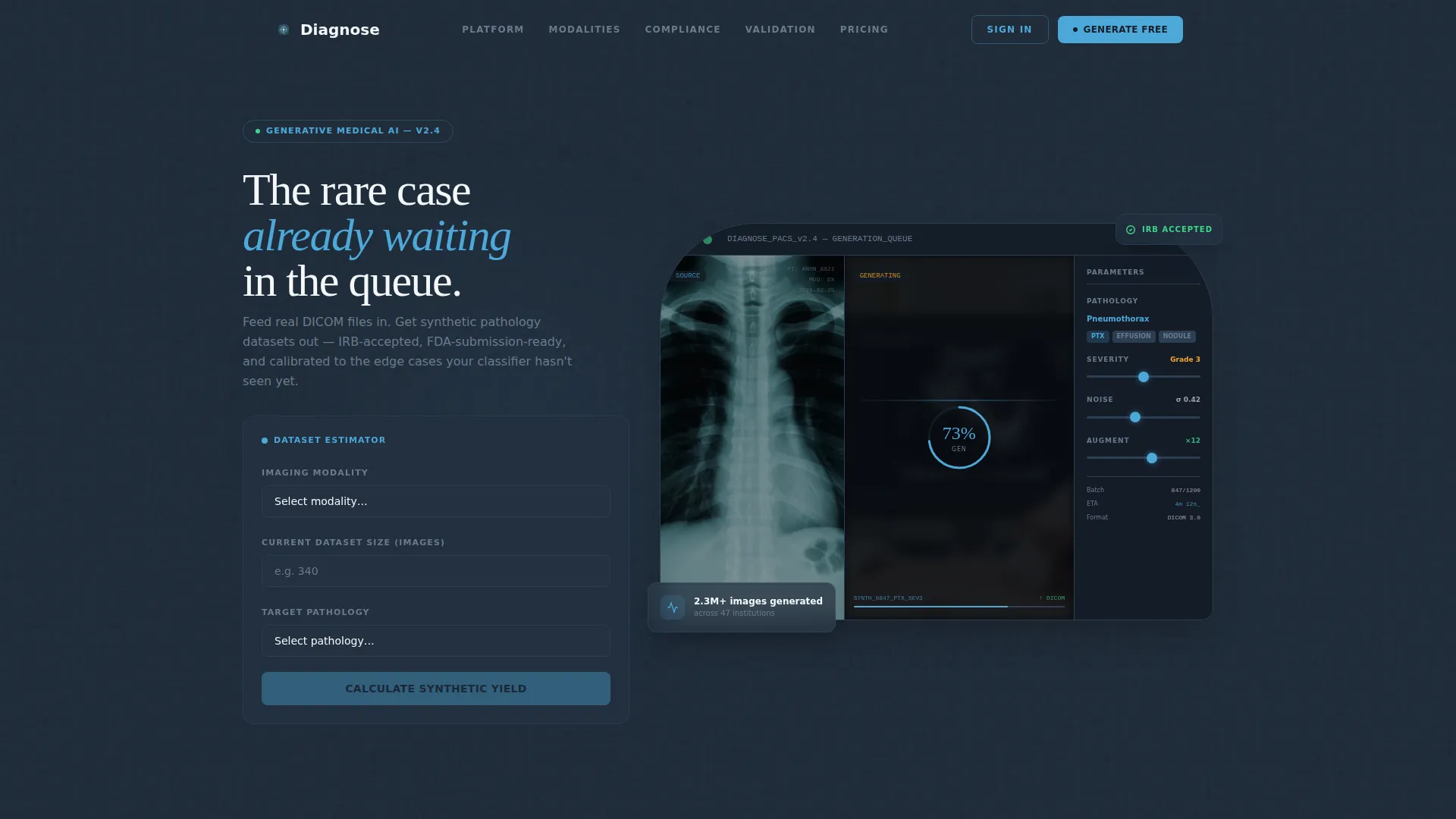 AI for Healthcare Reviews Website Template