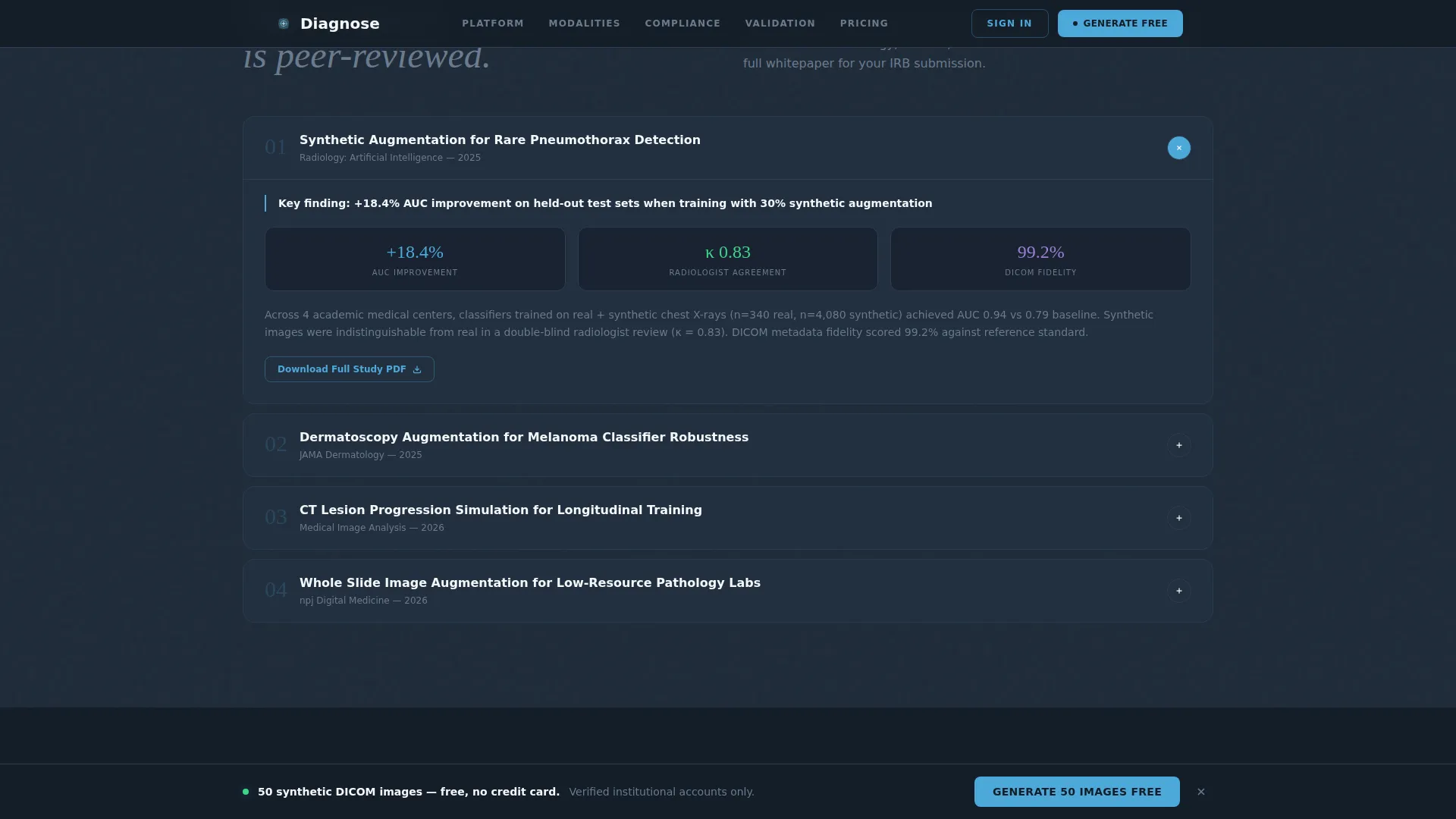 AI for Healthcare Reviews Website Template