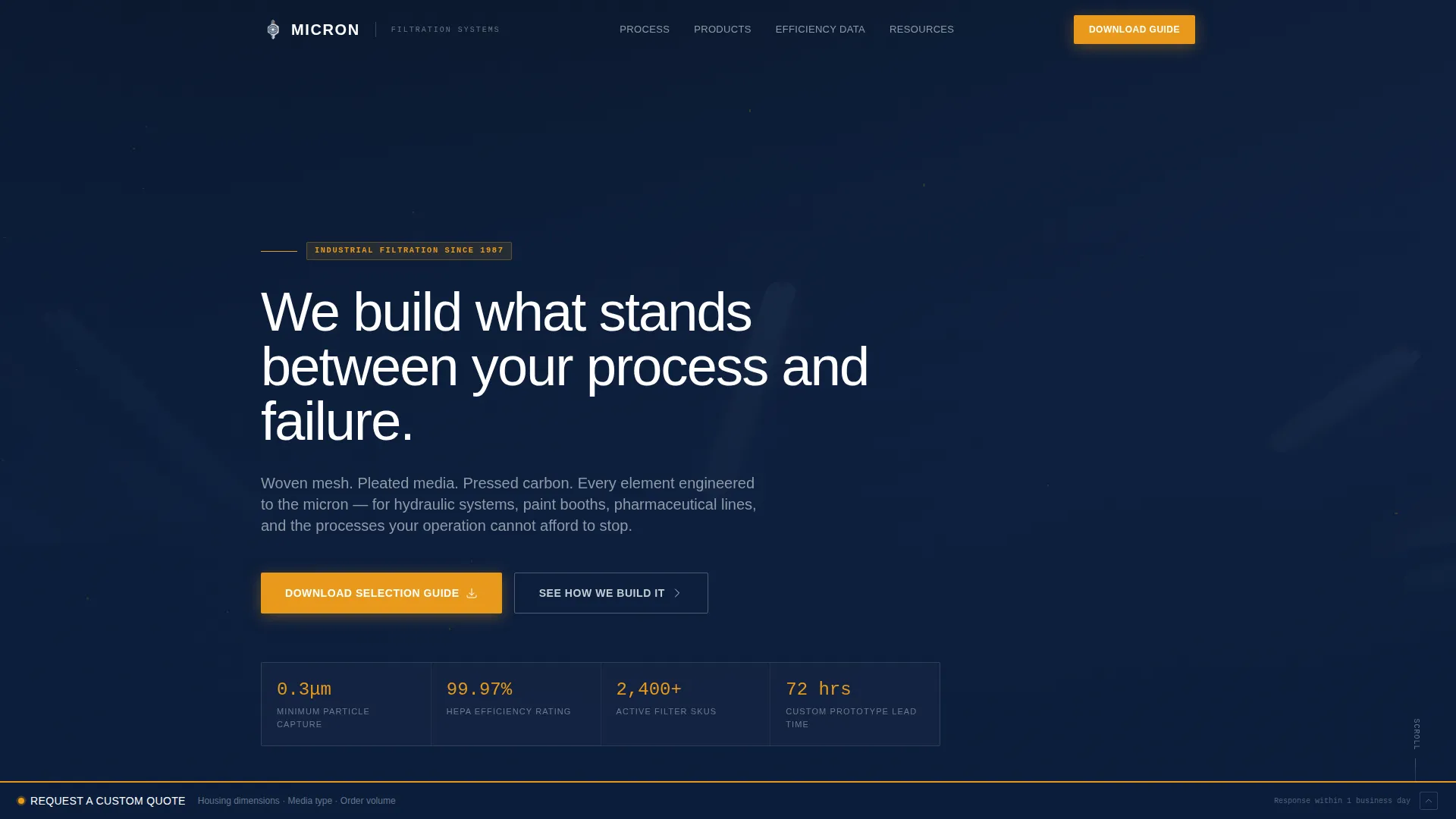 Component & Equipment Manufacturing Maintenance Website Template