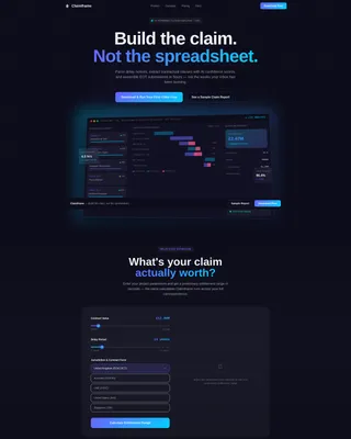 Architecture Firm Software Pricing Website Template