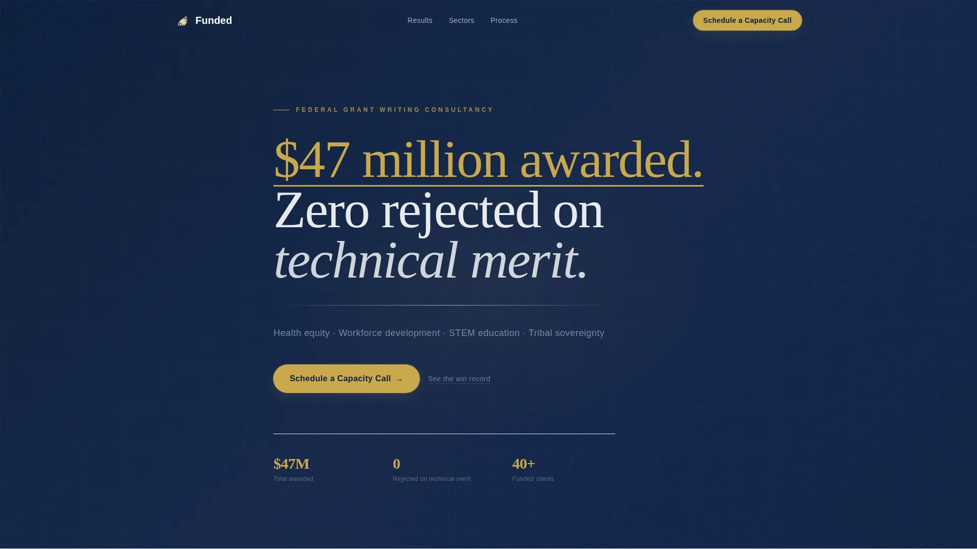 Grant Writer Booking Website Template