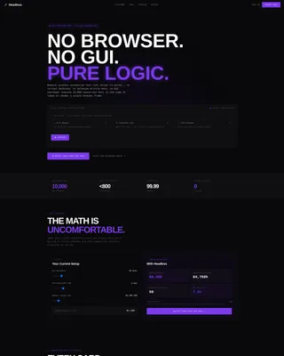 Headless Enterprise Software Cost Calculator Website Template