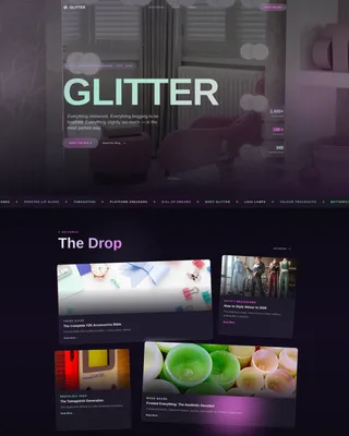 Y2K Fashion Blog Website Template