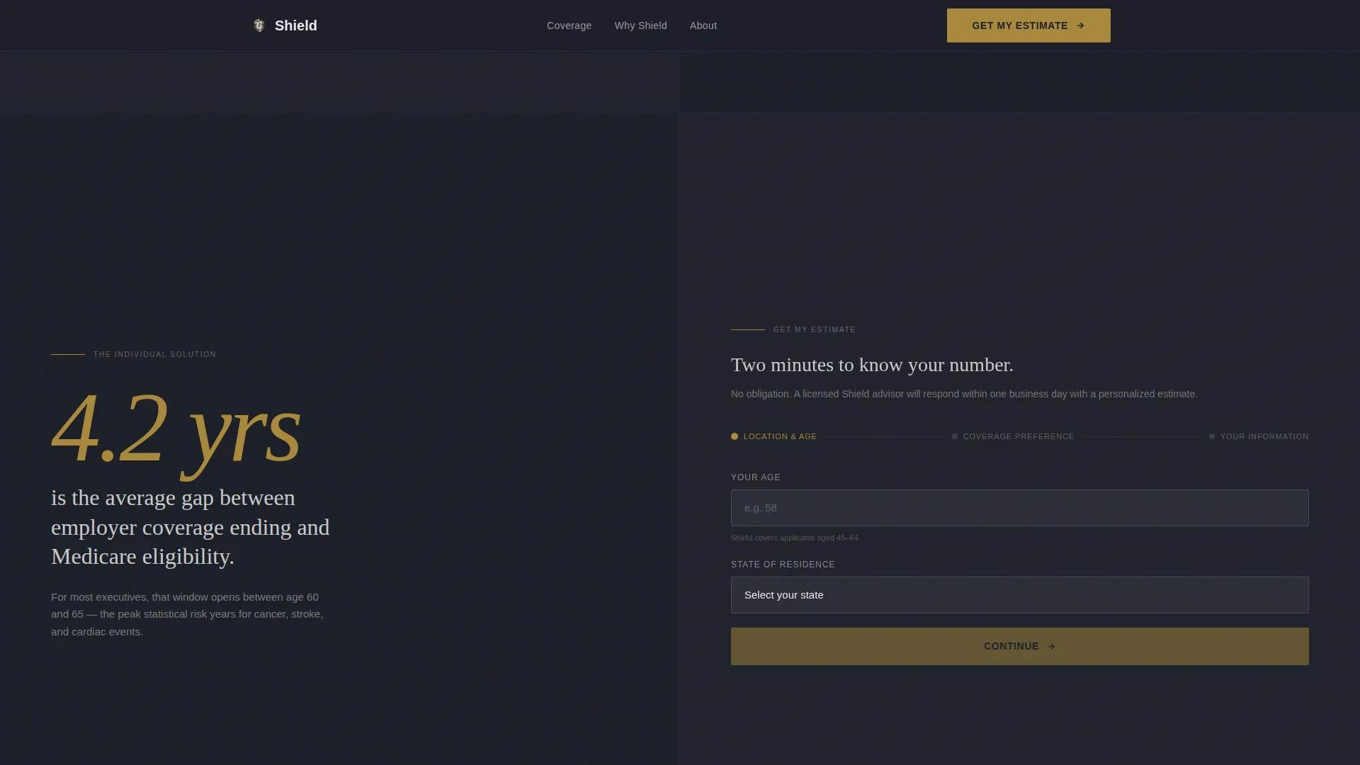 Pre-Retiree Critical Illness Insurance Landing Page