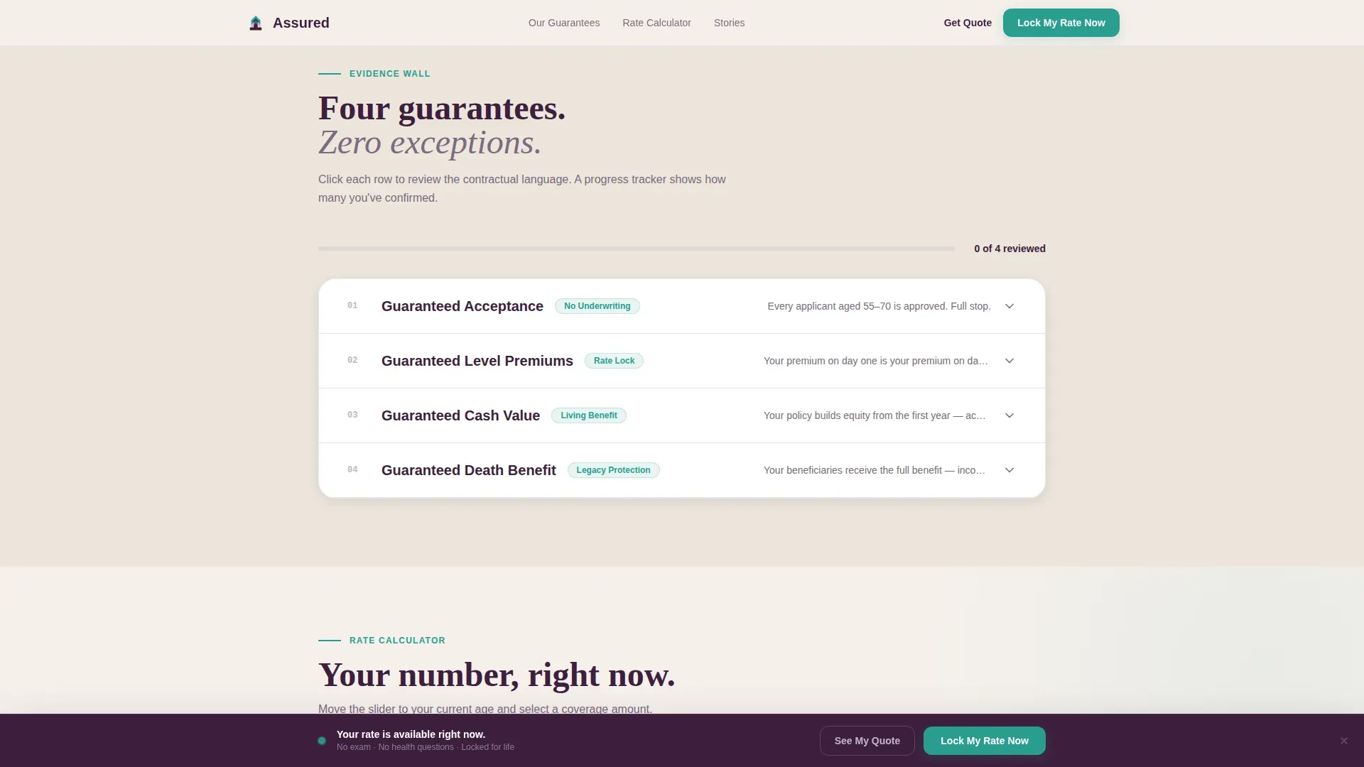 Accessible Retiree Life Landing Page Template