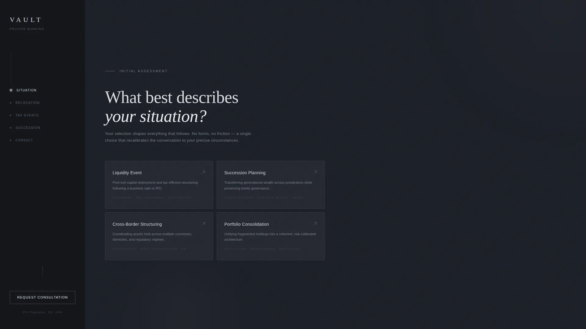 Private Banking Landing Page Template