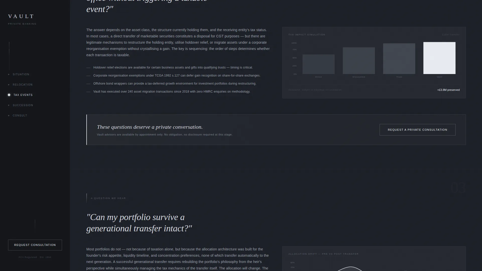 Private Banking Landing Page Template
