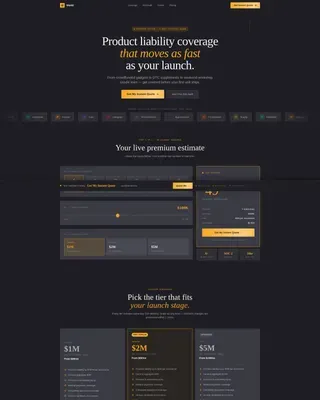 Rapid Liability Protection Landing Page Template