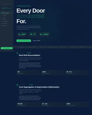 Real Estate Investor & Landlord Accounting Website Template