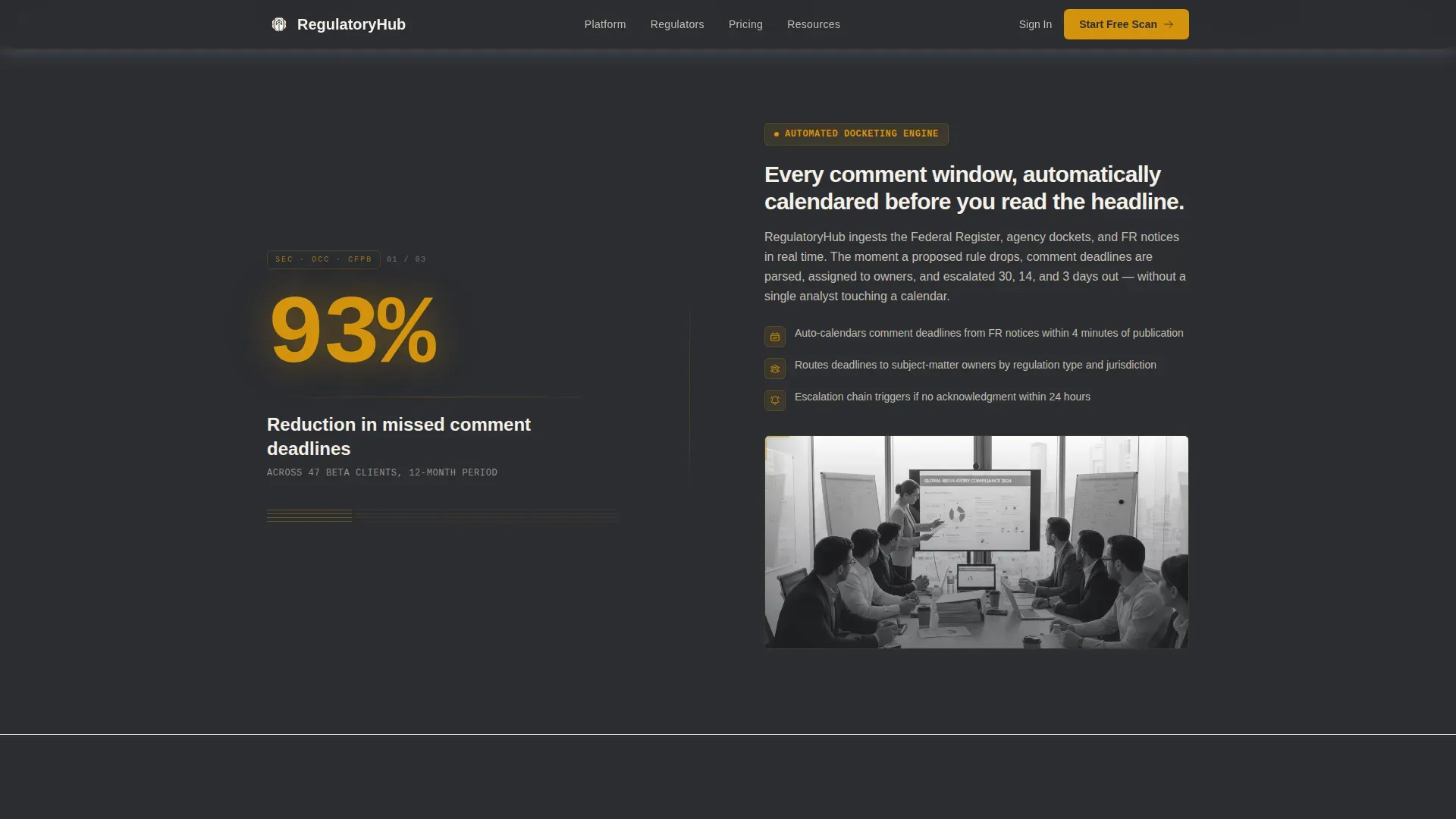 Expert Compliance Evolution Landing Page Template