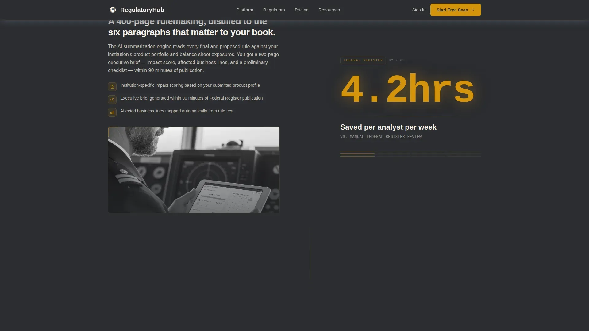 Expert Compliance Evolution Landing Page Template