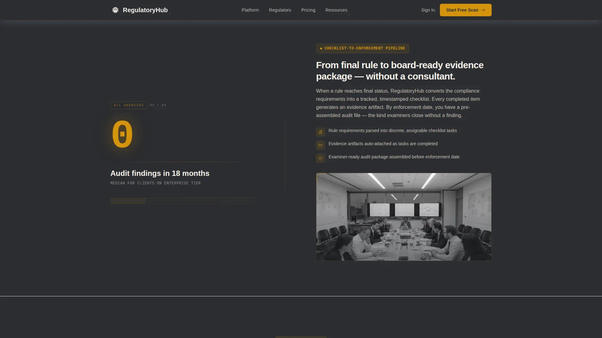 Expert Compliance Evolution Landing Page Template