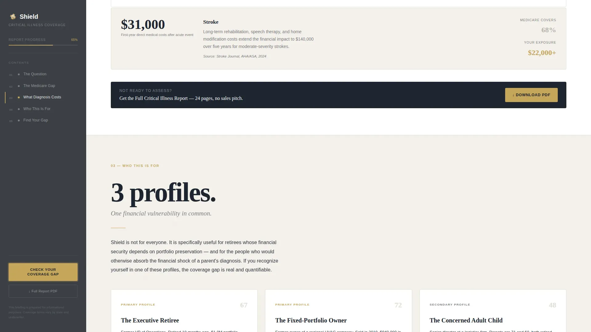 Advanced Retiree Insurance Professional Website Template