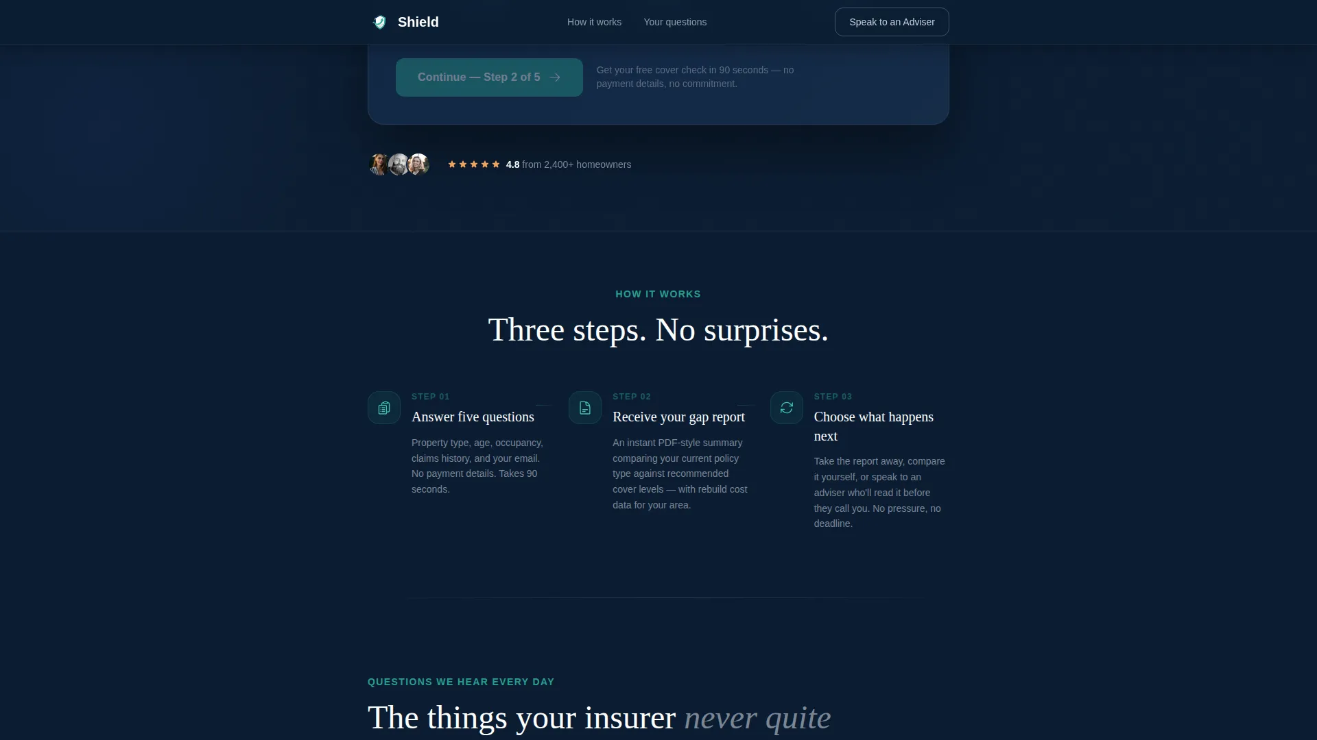 Retiree Insurance Appointment Booking Website Template