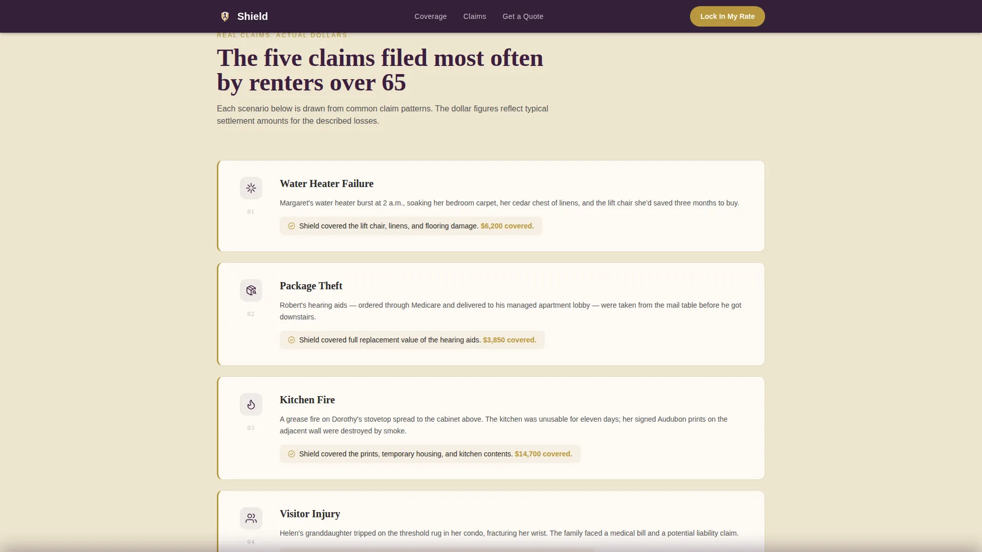 Retiree Insurance Cost Estimator Website Template