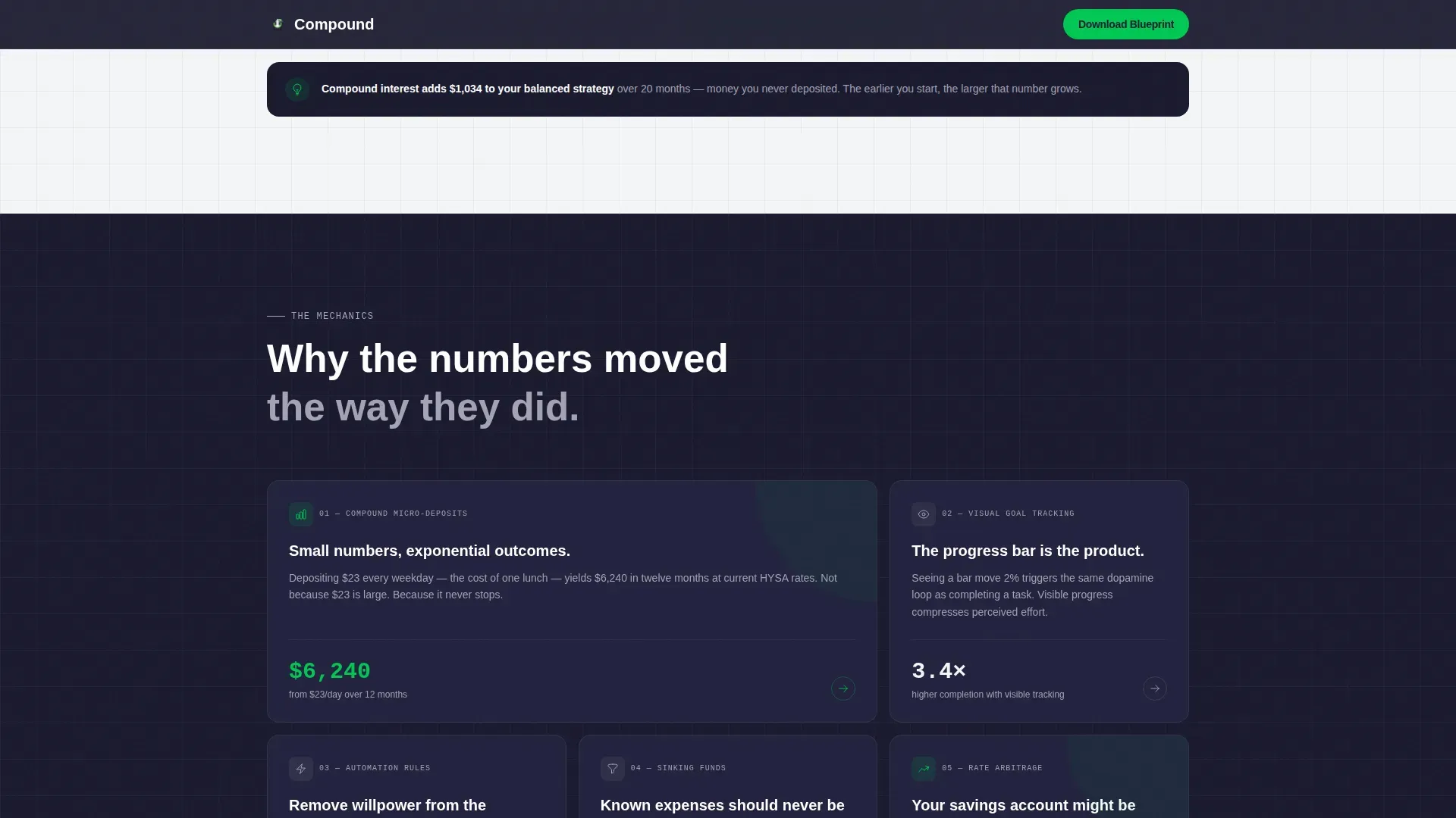 Savings Tracker Goal Landing Page Template