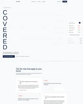 Senior Home Insurance Landing Page Template
