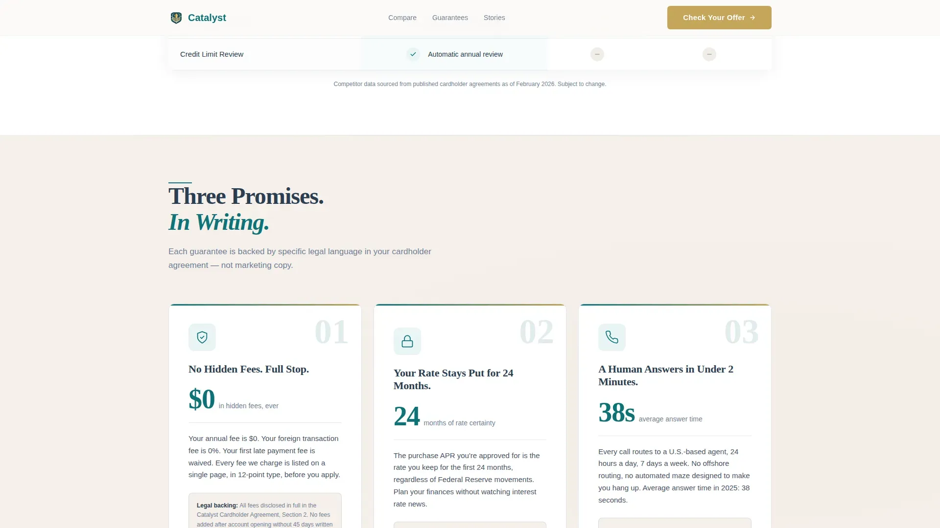 Senior Credit Card Landing Page Template