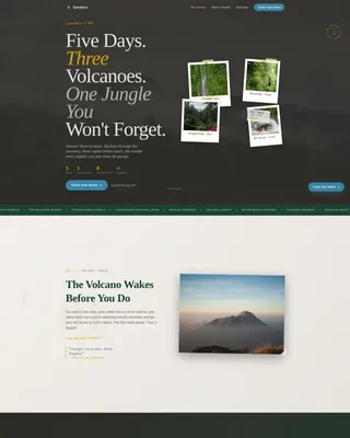 Costa Rica Travel Booking Website Template