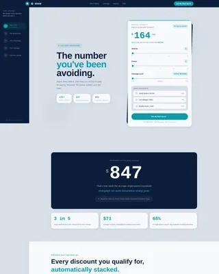 Single Parent Auto Insurance Landing Page Template