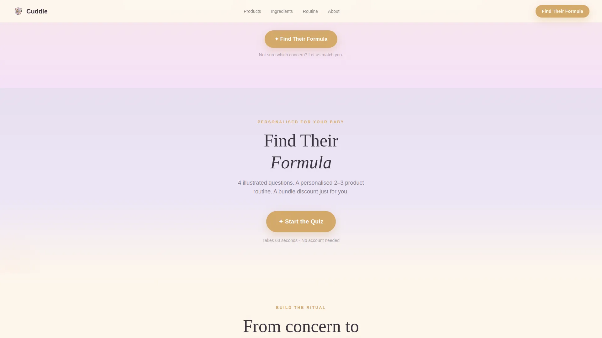 Body Care & Bath Brand Professional Website Template