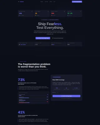 Mobile App Professional Website Template