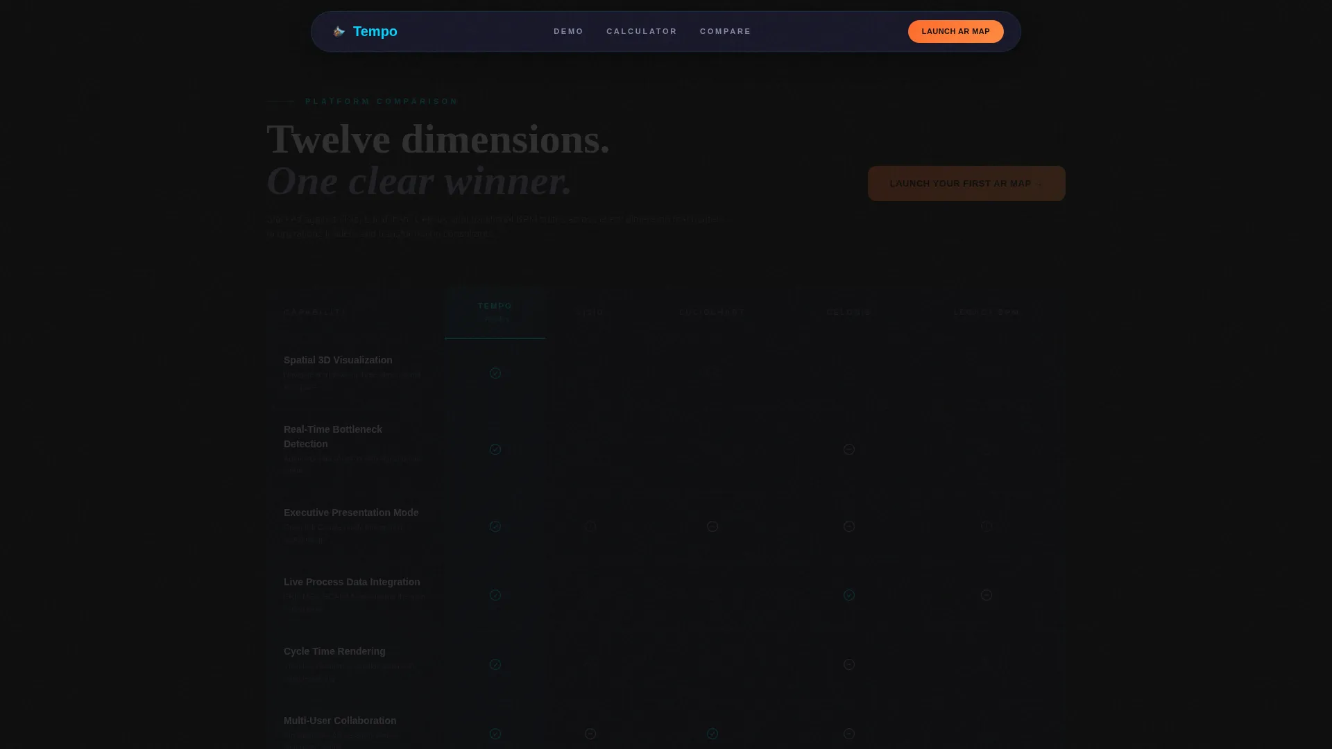 AR-Enhanced Enterprise Software Cost Calculator Website Template