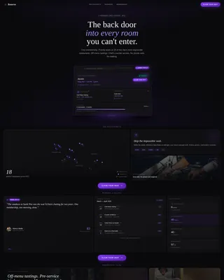 Restaurant Digital Presence Booking Website Template