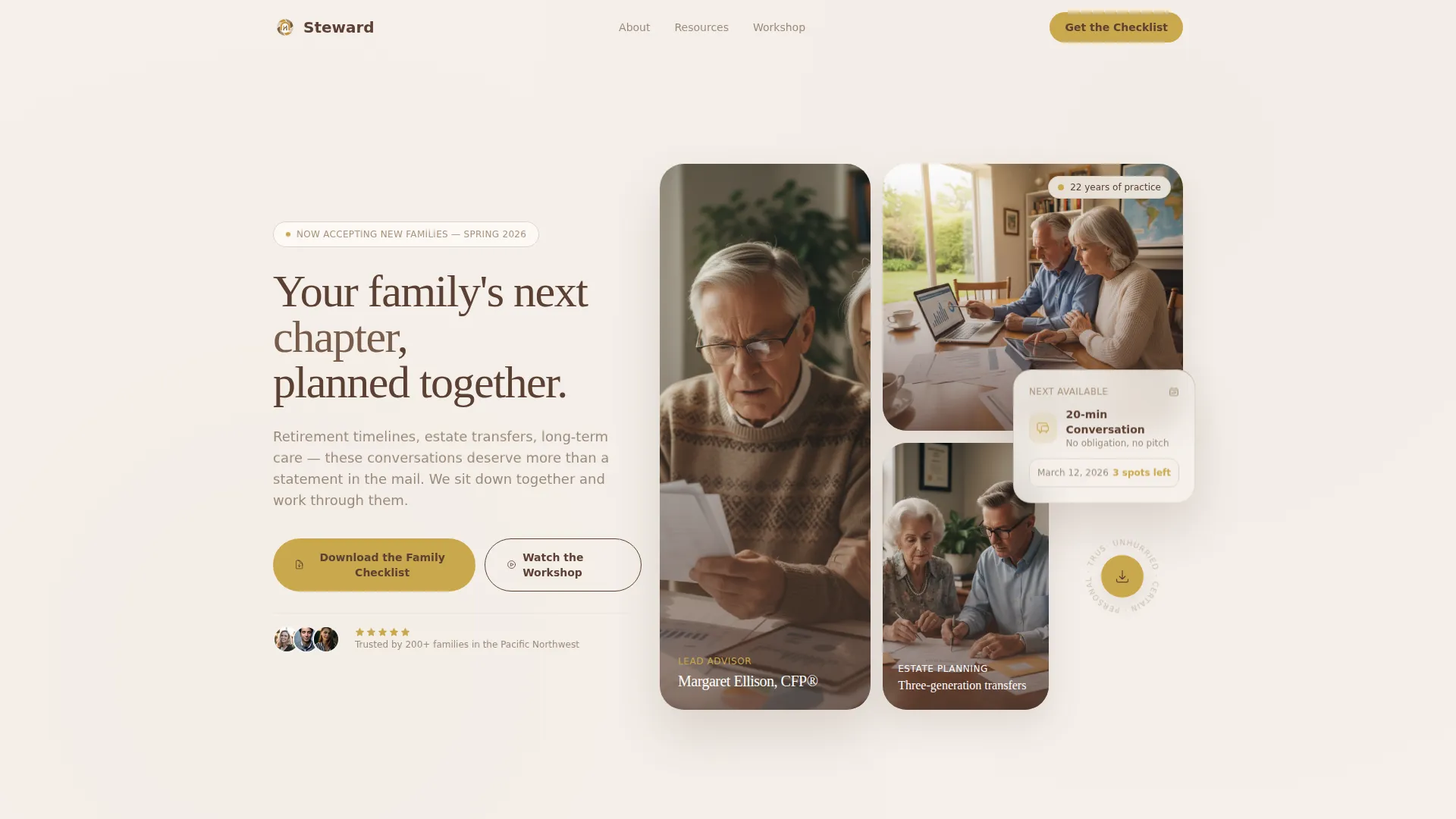 Senior Support Education Website Template