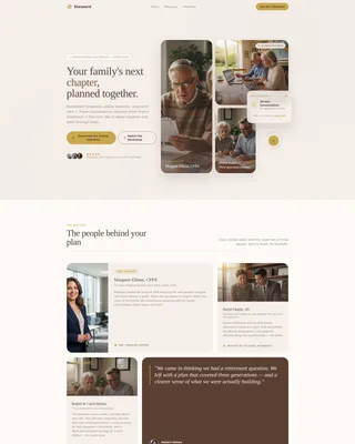Senior Support Education Website Template