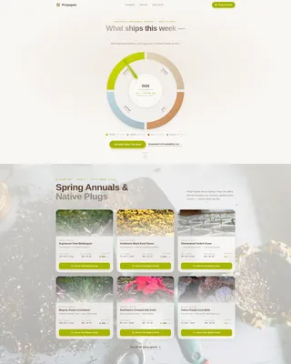 Nursery & Plant Farm Professional Website Template