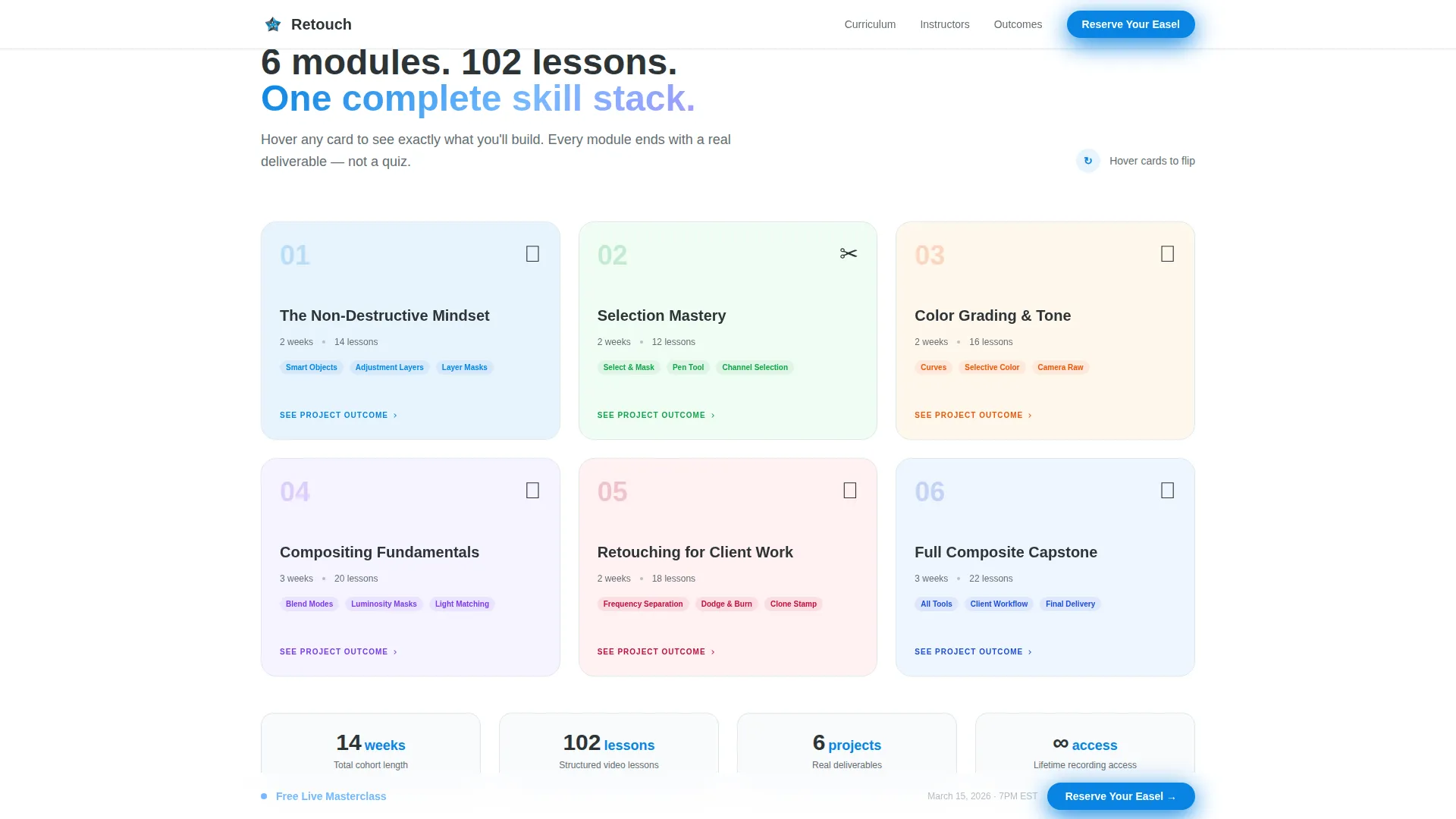 Online Skill Courses Professional Website Template