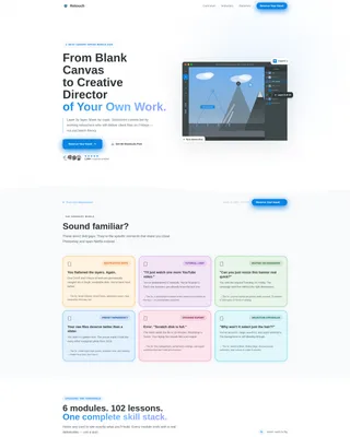 Online Skill Courses Professional Website Template