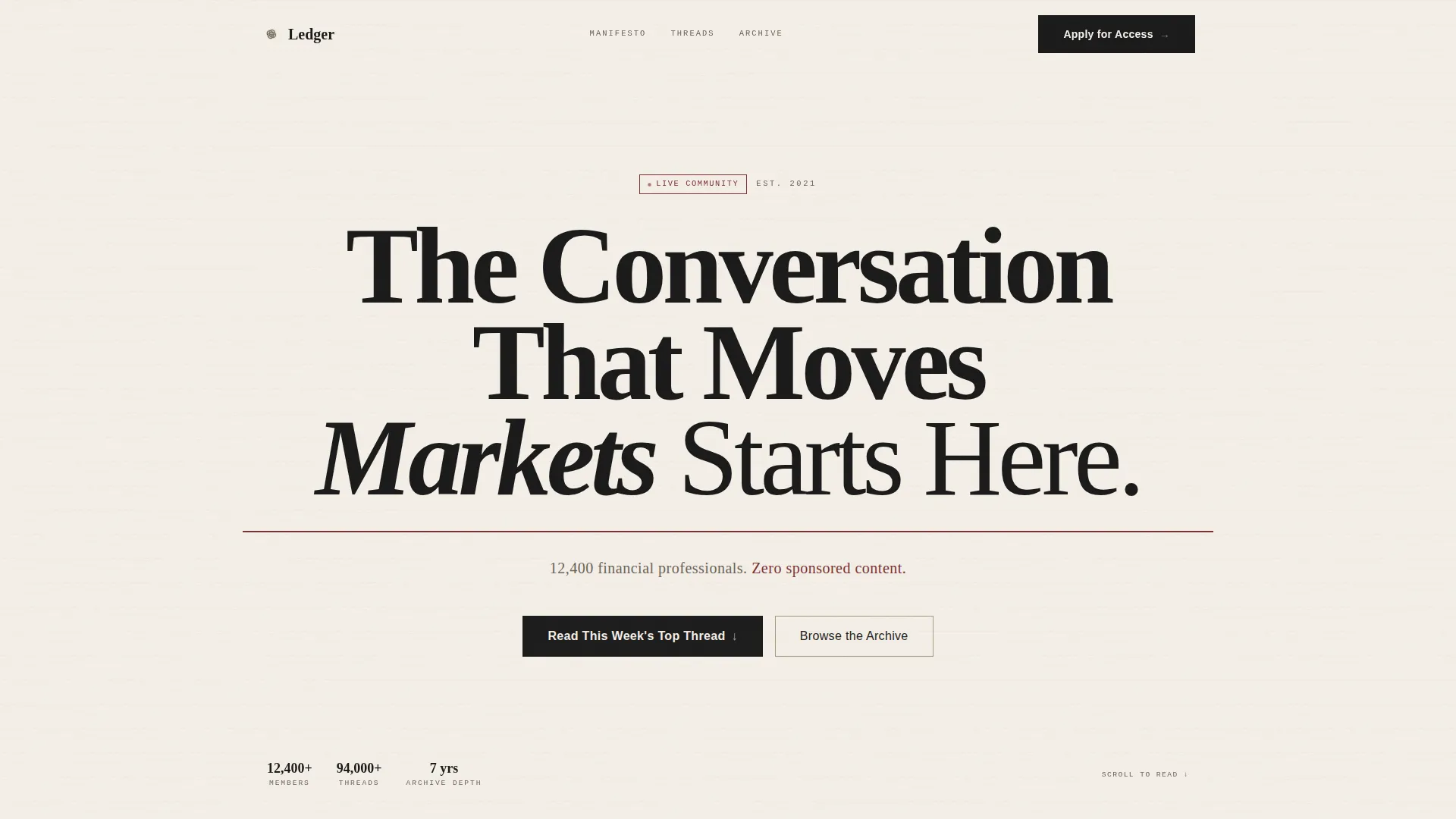 Financial Services Blog & Media Careers Website Template