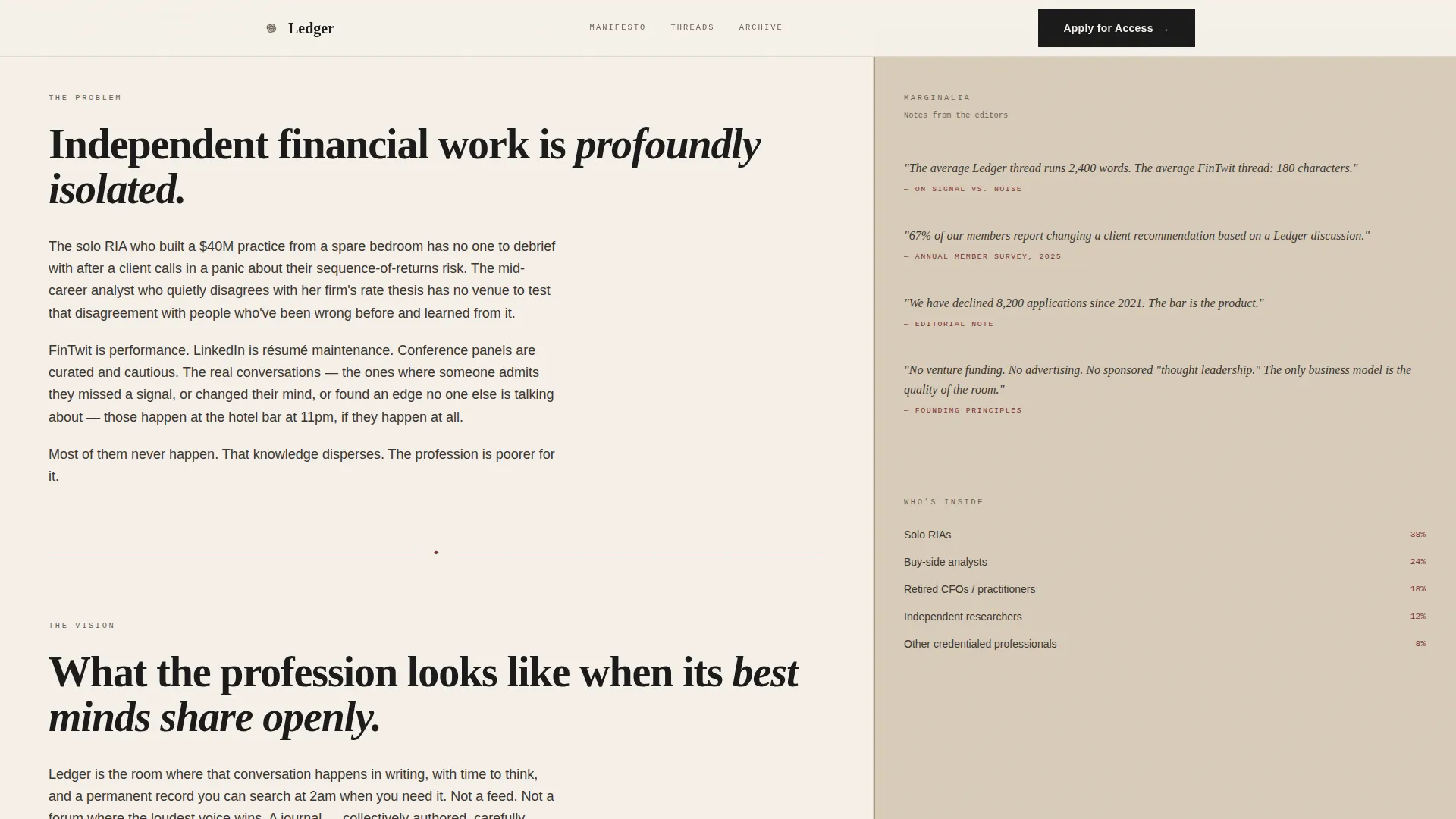 Financial Services Blog & Media Careers Website Template